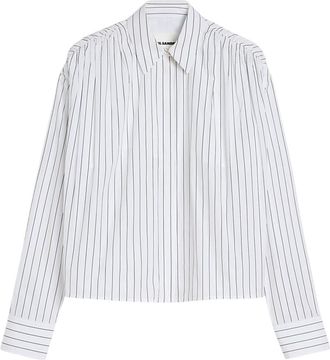 Jil Sander Off White Stripes Shirt