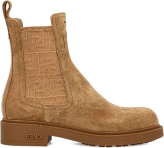 Fendi Filo Boots - Dames - Chelseaboots - Bruin - 40 EU - Leer - Schoenen