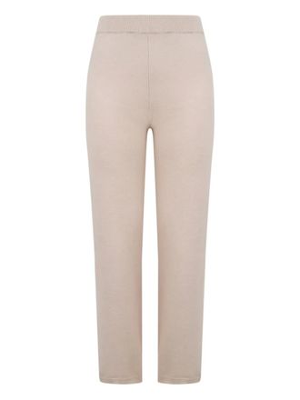 PESERICO ribbed silk-wool trousers - Neutrals