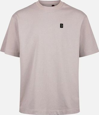 Luke 1977 Mens Luke 1977 Clarke Crew Neck T Shirt Cement - Cream/Grey - Size: 38