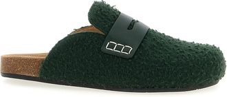 J.W.Anderson J. W. Anderson-Felt Loafer Flat Shoes Verde-Donna
