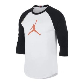 Nike Jordan Air Jordan Cny 7 Sleeves T Mens Black And White CD9053-100