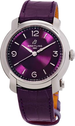 Breitling Premier Automatic Purple Dial Ladies Watch A10310121Q1P1