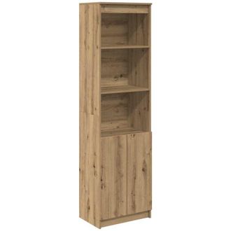 vidaXL Highboard Artisan Oak 50x35x180 cm Engineered Wood vidaXL