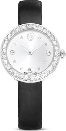 Swarovski Matrix Tennis Quartz Crystal Silver Dial Ladies Watch 5706663