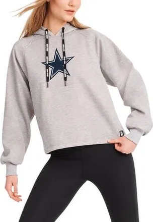 DKNY Womens DKNY Sport Heather Gray Dallas Cowboys Debbie Dolman Raglan Pullover Hoodie at Nordstrom, Size Xx-Large