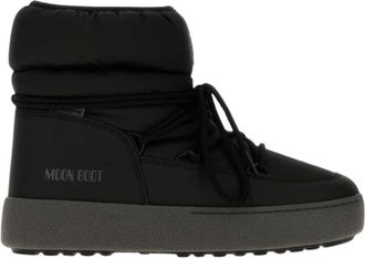 Moon Boot LTrack Low Nylon WP - Dames - Winterlaarzen - Zwart - 39 EU - Nylon - Schoenen