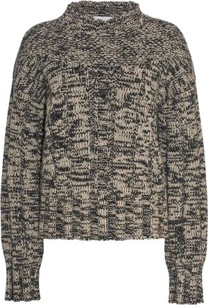 Malo Wool And Cashmere Sweater With High Neck And M&eacute;lange Finish