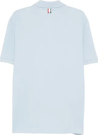 Thom Browne 4-Bar Cotton Polo Shirt