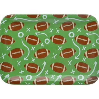 Godinger Football 13-Inch Melamine Platter in Green Multi at Nordstrom Rack