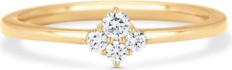 Sara Weinstock Dujour Diamond Cluster Ring in Yellow Gold at Nordstrom, Size 6.5