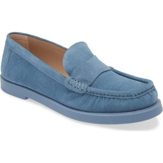 Stuart Weitzman Blake Loafer in Blue Steel at Nordstrom Rack, Size 5.5