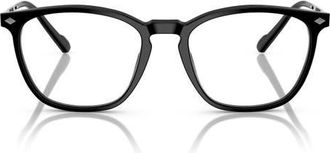 Vogue Eyewear 53mm Pillow Optical Glasses in Black at Nordstrom