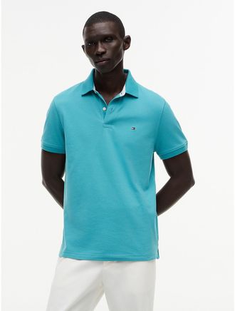 Tommy Hilfiger Mens Regular Fit Stretch Tommy Polo - Green - XXXL