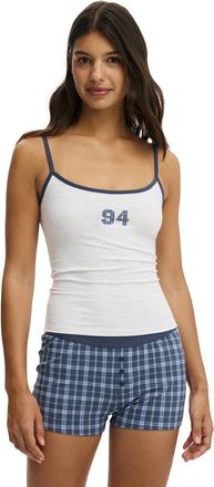 Cotton On Womens Dreamy Soft Longline Cami in Light Grey Marle 94 at Nordstrom, Size X-Large