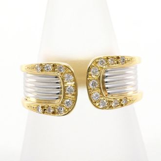 C&A Platinum Yellow Gold Yellow Gold (18K) Platinum 900 Band Ring (Pre-Owned)