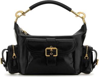 Chloé Black Camera Bag In Shiny Leather