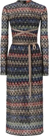 Missoni Dames, Jurken, Veelkleurig, Maat: XS