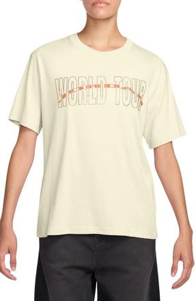 Nike Jordan World Tour Cotton Graphic T-Shirt in 133 Sail at Nordstrom, Size X-Large