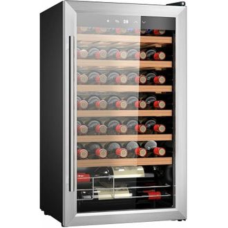 Cecotec Cecotec - Frigorifero per vino de di 34 bottiglie di capacit&agrave; consistema di raffreddamento dicongelamento che garantisce alte prestazioni