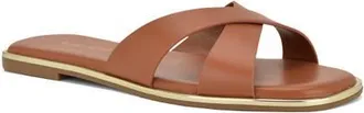 Nine West Edeny Slide Sandal in Light Brown 230 at Nordstrom, Size 8.5