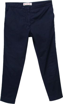Marni cotton trousers - Blue