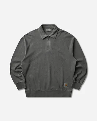 Carhartt Work in Progress Men s Harper Polo Black (Garment Dyed)