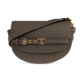 Tod's Dames, Tassen, Grijs, Maat: ONE Size Leer