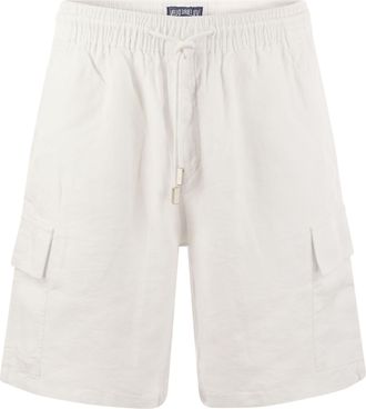 Vilebrequin Linen Cargo Bermuda Shorts