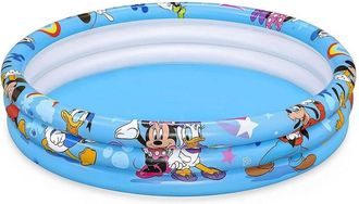 Trade Shop Trade Shop - Piscina Gonfiabile 3 Anelli 122 X 25 Cm Topolino Mickey Mouse Per Bambini 91007
