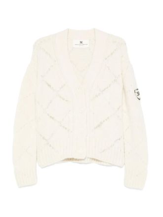 Ermanno Scervino button-front cable-knit cardigan - Neutrals
