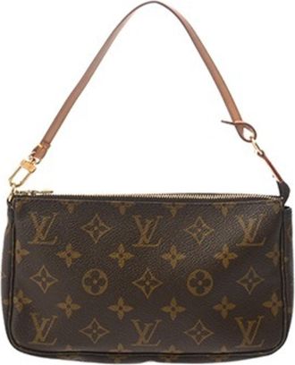 Louis Vuitton Brown Monogram Pochette Pouch (Pre-Owned)