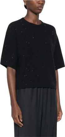 Fabiana Filippi Truien & Vesten, Dames, Blauw, M, Wol, Wool Blend Sweater