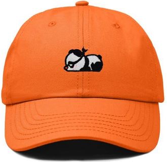 Dalix Pandit Panda Dad Cap in Orange at Nordstrom