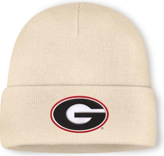 Nike Georgia Nike Mens College Cuffed Beanie in Brown | N41C15AGBN-M4T