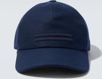 Ermenegildo Zegna Gorra de algod&oacute;n bordada