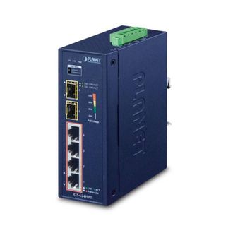 Planet Conmutador Poe De 4 Puertos 10/100/1000t 802.3at + 2 Sfp 100/1000x Igs-624hpt
