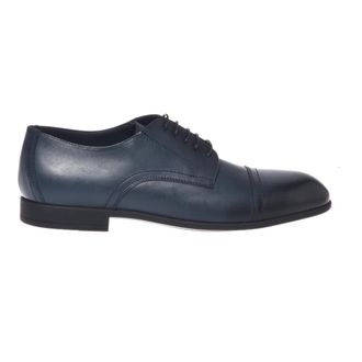 Baldinini Leren veterschoenen - Heren - Nette schoenen - Blauw - 45 EU - Leer - Schoenen