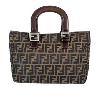 Fendi Pre-owned Handbags, female, Brown, Size: ONE SIZE Pre-owned Vintage Handbag