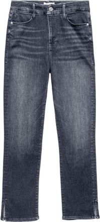 Frame Denim Le Super High straight-leg jeans - women - Elastane/Polyester/Cotton - 31 - Blue
