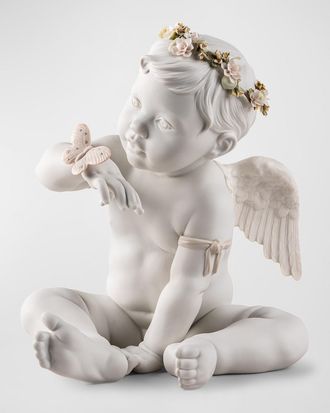Lladro Limited Edition Magic of Nature Angel Sculpture