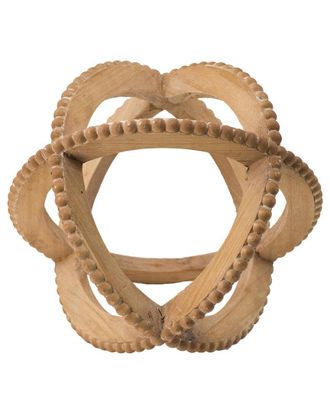 A&B Home 9In Beaded Ball Table Accent