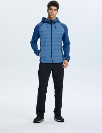 Icepeak Hybridjacke ICEPEAK ICEPEAK AIKERA, Herren, Gr. XXL, aqua, Obermaterial: 80% Polyester, 14% Viskose, 6% Elasthan, Jacken Hybridjacke, f&uuml;r vielseitige 