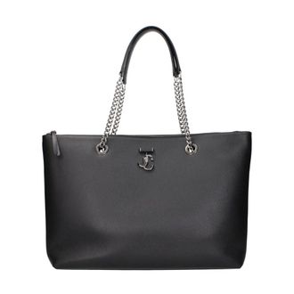 Jimmy Choo London Borsa Tote con Dettagli a Catena - - Bags - Donna - Nero - ONE SIZE
