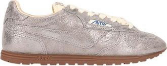 Autry Silver Logo Low Sneakers