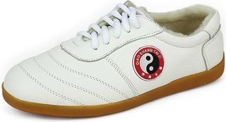 Generic Taekwondo Shoes, Adults Breathable Non-Slip Sport,Lightweight, for Boxing, Kung Fu, Karate and Taichi(White,2.5 UK)