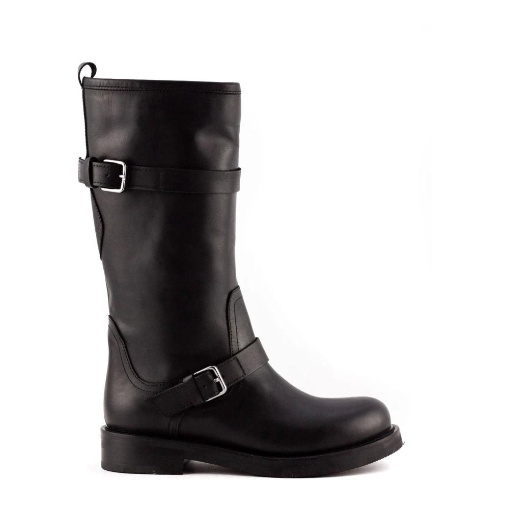 Botas Biker Boots Botas Moteras Alpe Alpe Mujer, Zapatos, Negro