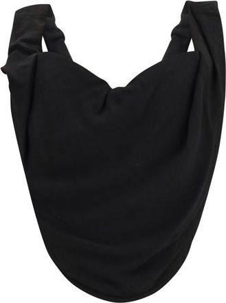 Vivienne Westwood Black Solid Cowl Neck Top