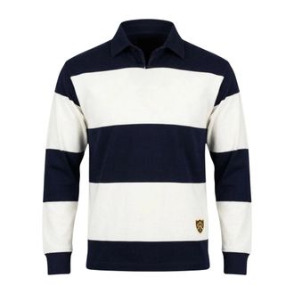 Armor Lux Felpa CON Collo Polo Navire/Milk - - Tops - Uomo - Multicolore - L
