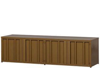 De Eekhoorn Design Lowboard Level, 160 x 44 cm, Honiggelb